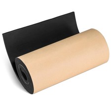 Sponge Neoprene with Adhesive Foam Rubber Sheet  1/2  Thick x 12  Wide x 54  ...