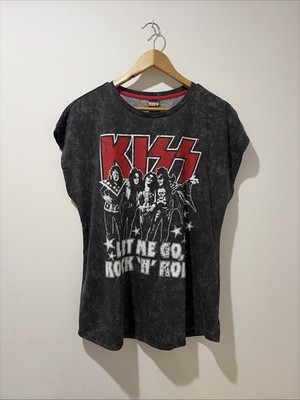 ACDC Ladies Size 12   Let Me Go, Rock  N  Roll  Sleeveless Band Tee - VGC
