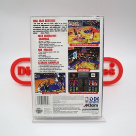 Sega Saturn NBA JAM: EXTREME - NEW & Factory Sealed with Authentic 3-Sided Seam!