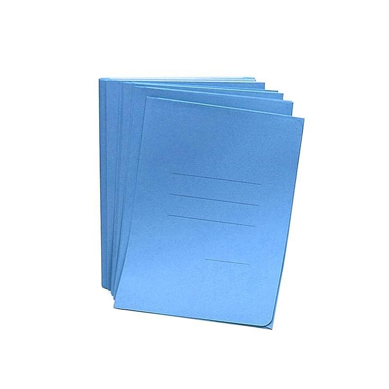 Blasetti Cartelline Zaffiro 3 Lembi conf. da 50 pz. Azzurro con rigature esterne