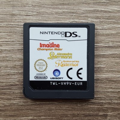 3 in 1 Imagine Champion Rider Reiterhof A. Ledermann Nintendo DS Spiel Modul