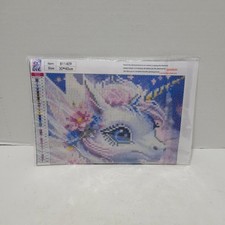 New Unicorn Diamond Art Wall Decor 12"x16"