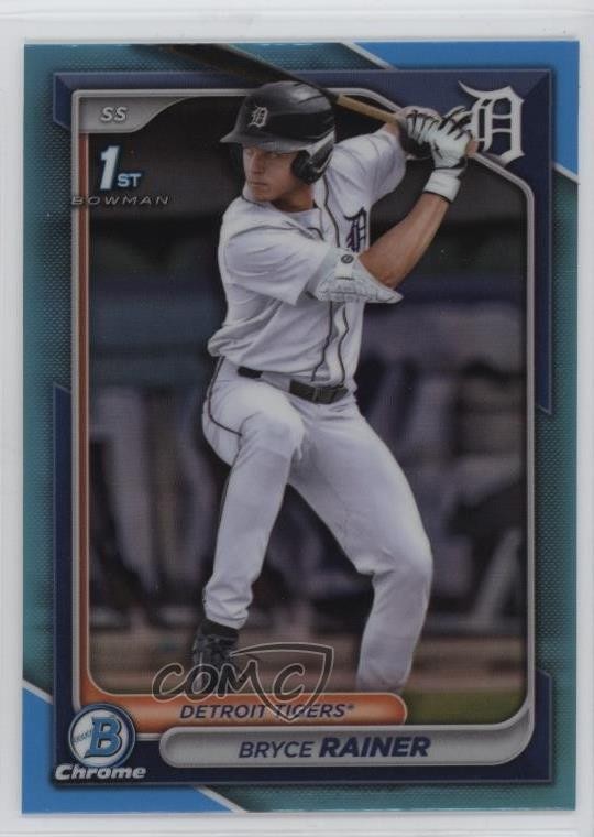 2024 Bowman Draft Chrome Sky Blue Refractor Bryce Rainer #BDC-86 1e8e