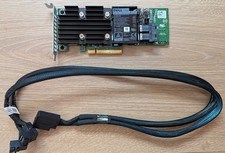 Dell PERC H740P 12Gbps SAS RAID PCIe controller 8GB cache w battery and cables