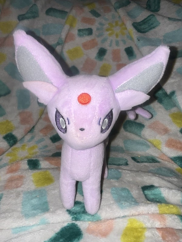 Pokémon Espeon Purple Plush Stuffed Animal - Animation Theme