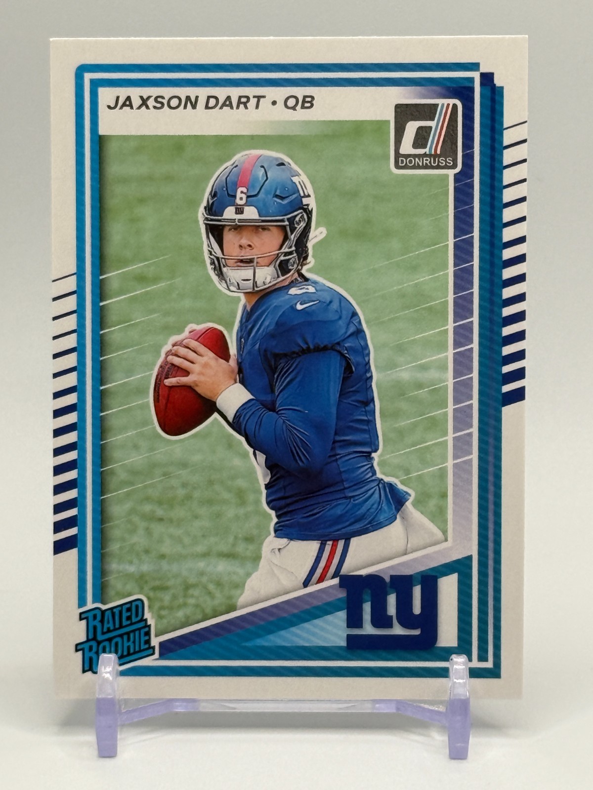 2025 Panini Donruss Jaxson Dart Rated Rookie #400 Giants
