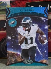 2024 Panini Certified - Certified Stars A.J. Brown #14 Mirror Teal /50