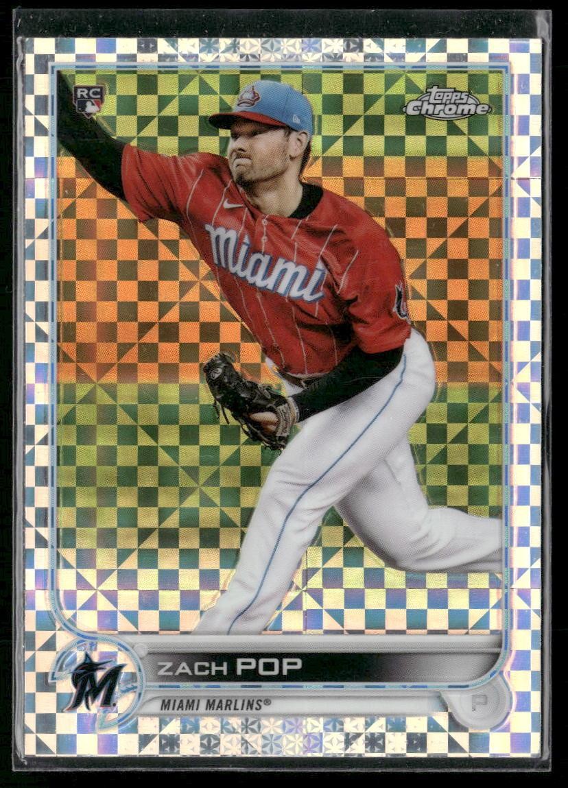 2022 Topps Chrome #41 Zach Pop X-Fractor