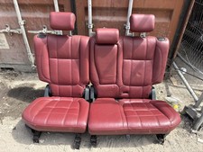  MITSUBISHI OUTLANDER Mk3 2015 WINE LEATHER SET OF FRONT & REAR SEATS *VIDEO