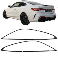 Shadow Line Umrandungen Zierleisten Set Schwarz Glanz FüR 4Er BMW G22 Coupe