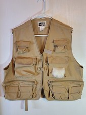 Vtg 80s-90s Stream Designs Fly Fishing Vest K...
