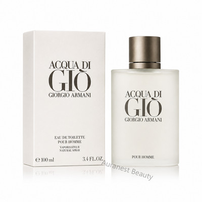 New Acqua Di Gio By Giorgio Armani 3.4 fl oz Eau De Toilette Spray Men's Colonge