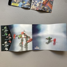 Lego Bionicle #8592 Turahk Container 2 Manuals Incomplete Set