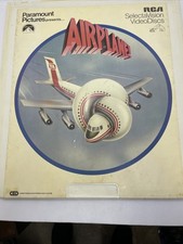 Airplane Movie RCA SelectaVision VideoDisc CED Comedy Leslie Nielsen 1980 PG