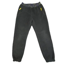 J wanderson Track Pants mens SMALL Green Uniqlo Fleece jogger elastic Size S