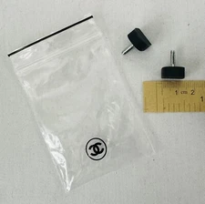 NEW Chanel High Heel Tip Tap Replacement, BLACK (12.5mm x 16.5mm)