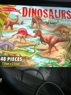 melissa & doug dinosaur floor puzzle