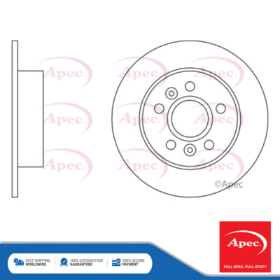 Fits Renault Espace Avantime 2.0 2.2 D dCi TD 3.0 1x Brake Disc Rear Apec