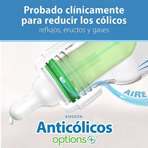 Dr. Brown's Natural Flow Optionen + schmale Glas Babyflaschen, 8 Unzen, 2er-Pack - Bild 3 von 12
