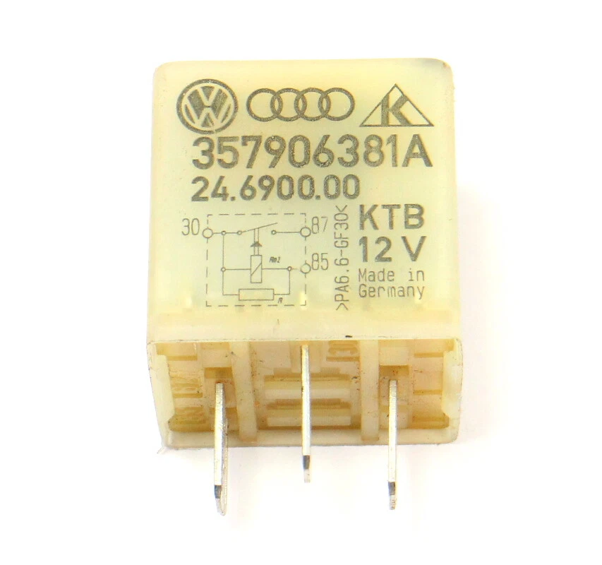 ECU Power Supply Relay # 109 VW Jetta Golf GTI MK3 MK4 Passat - 357 906 381 A - Image 2 of 3