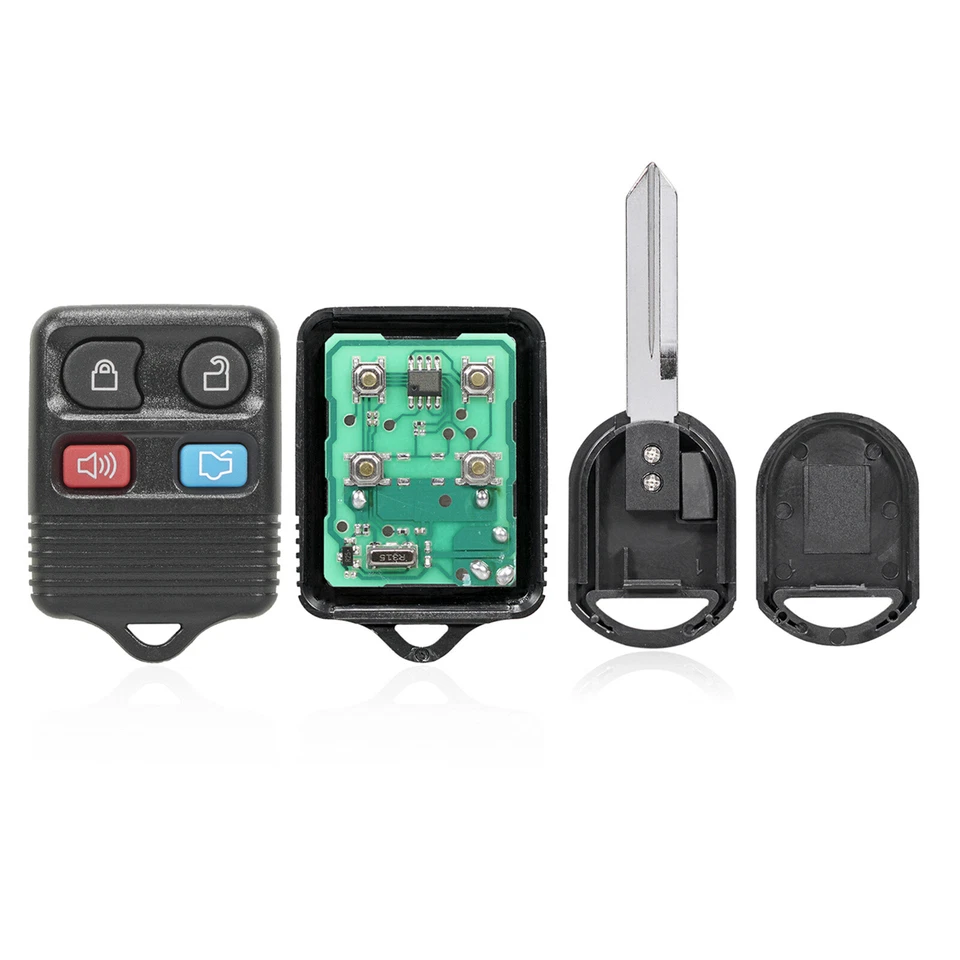 Mando a distancia para coche + llave para Ford Expedition 5,4 L 1998-1999 y 2001-2014 Ford Edge Foto 2 de 4