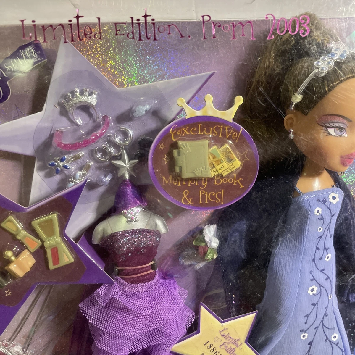 MGA Bratz Formal Funk Girls Prom 2003 Limited Edition Yasmin Fashion Doll NRFB