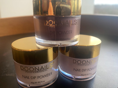 DOONAILS DIP POWDER NAIL FLEX&CHILL SPARKLE PINK GLITTER SILENT NIGHT MAUVE 