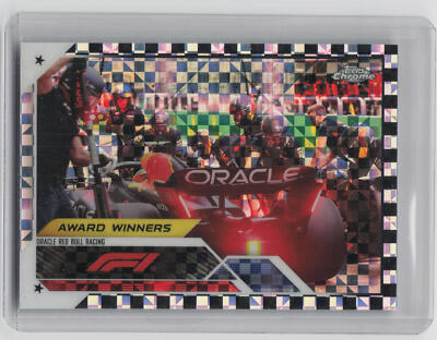 2023 Topps Chrome Formula 1 #188 Oracle Red Bull Racing Checker