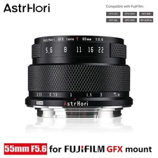 AstrHori 55mm F5.6 Medium Format Manual Focus Lens For Fujifilm Fuji GFX Mount