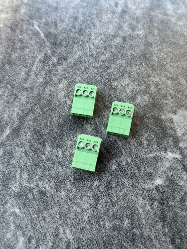 Phoenix 1857896 -3 Position Male IMC 1,5/ 3-ST-3,81 Connector-LOT OF 3, FREE S&H