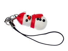 Snowman Flat Phone Charm Christmas Winter Miniblings Phone Jewelry