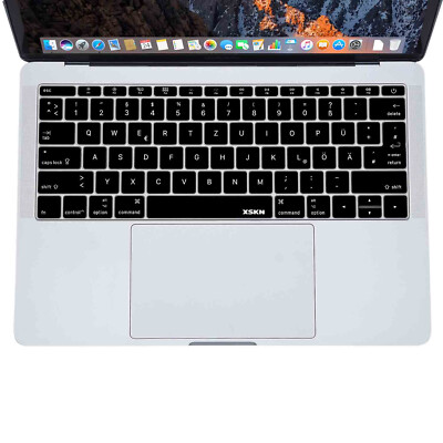 XSKN German Keyboard Cover for Macbook Pro 13.3 no Touch Bar