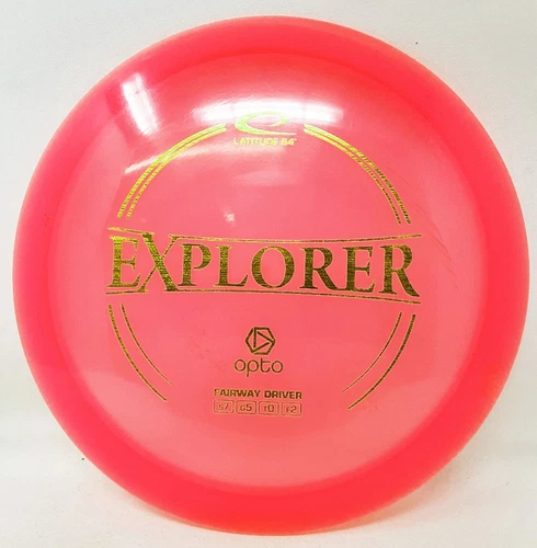 Explorer Opto Old Run Pink 177g Latitude 64 New Prime Disc Golf Rare
