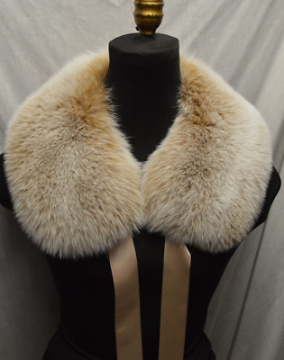Real Snow Top Fox Fur Collar New  New