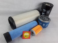 Filter Set (Groß) Passend FüR Kubota L 2900 Dt Gst ÖL Luft Kraftstoff Hydraulik