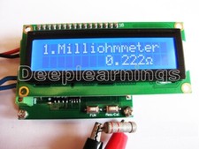 Misuratore Alta Precisione Milliohm 0 a 120Ohm Tester Capacità Bassa Resistenza NUOVO