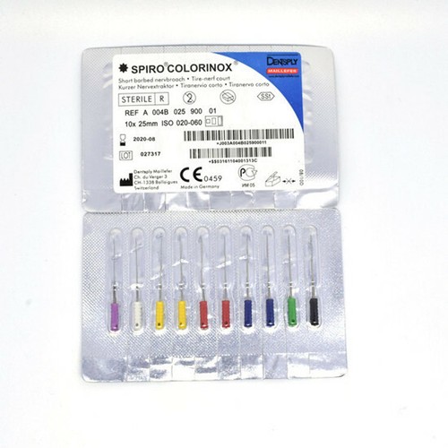 Dentsply barbed broaches 3 pack of 10 All sizes Swiss Made eBay