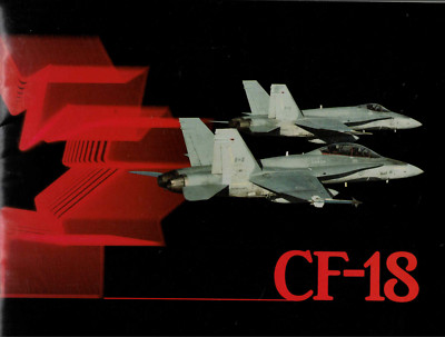 MCDONNELL DOUGLAS CF-18 HORNET STRIKE FIGHTER BROSCHÜRE