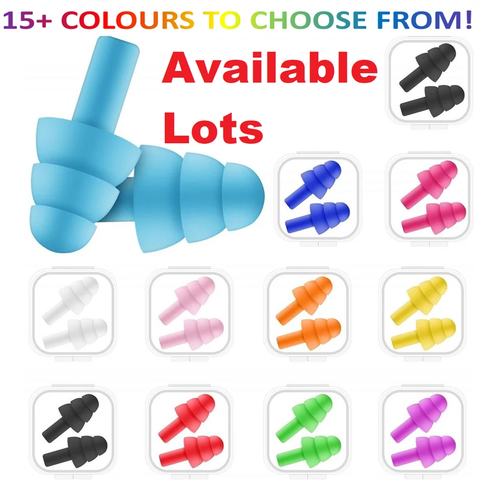 ADL Ear Plugs 5/20 Pairs Soft Reusable Noise Cancelling Plugs for Sleep, Work, Swim