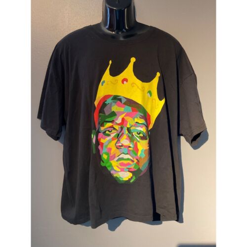 Vintage Notorious BIG T Shirt Biggie Smalls Lyrics Dice Rap Tee Size 3XL