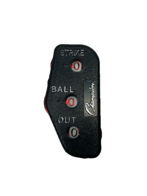 Champion Sports Pitch Counter Umpire Strike Ball Out Indicator (3 Wheel)