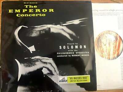 ALP 1300 Beethoven Concerto No 5 in E Flat / Solomon / Menges / PO / R/G