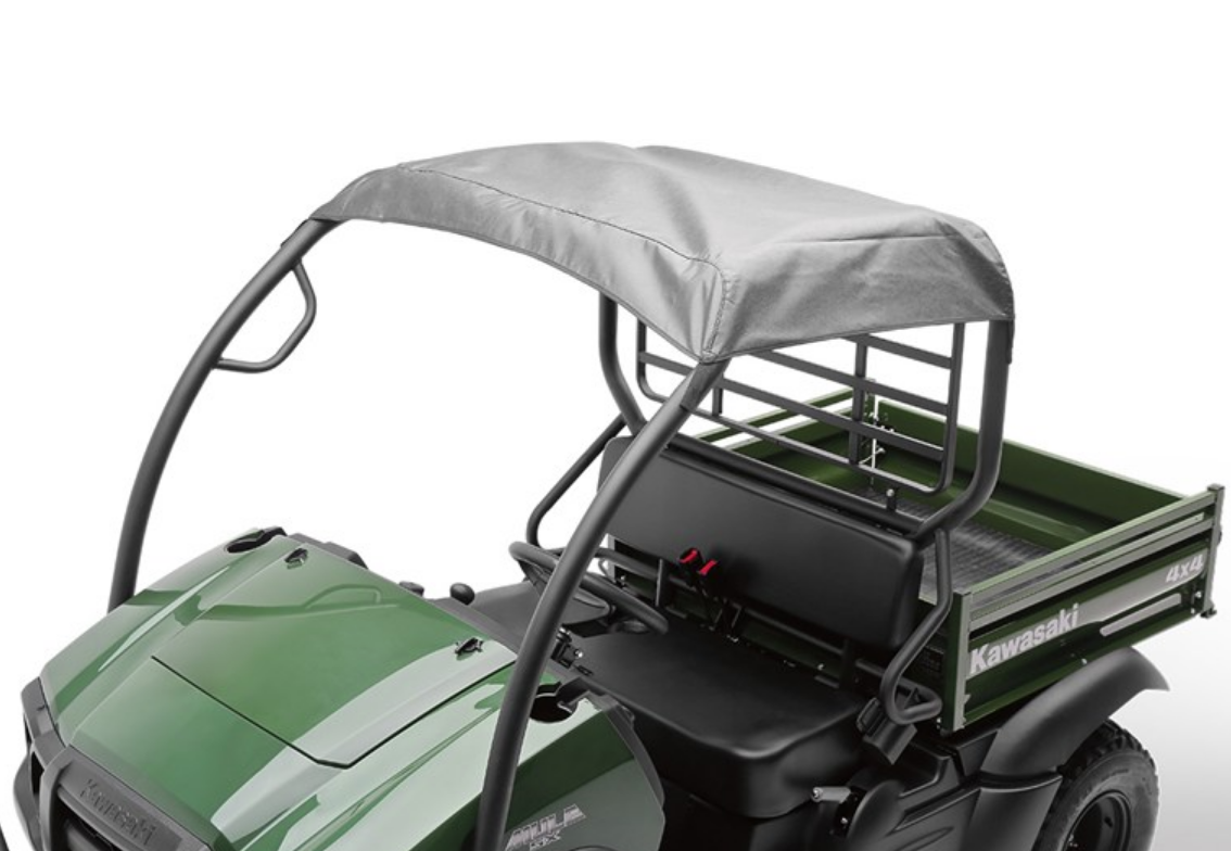 2005-2026 OE Genuine Kawasaki Mule 600 610 SX Soft Roof Black