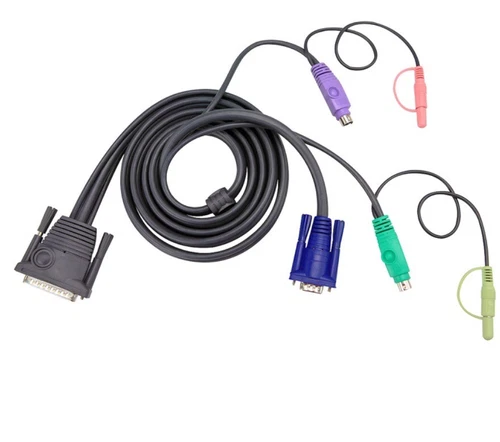 ATEN 2l-1701p 1.8M PS/2 KVM Cable with Audio