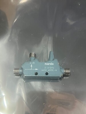 Narda Model 4013C-6 2-4GHz 6dB Directional Coupler