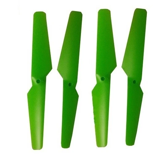 4 Syma X5,  X5C, X5SC, X5SW Green Main Blades Props Quadcopter Spare Parts UK - Image 2 of 3