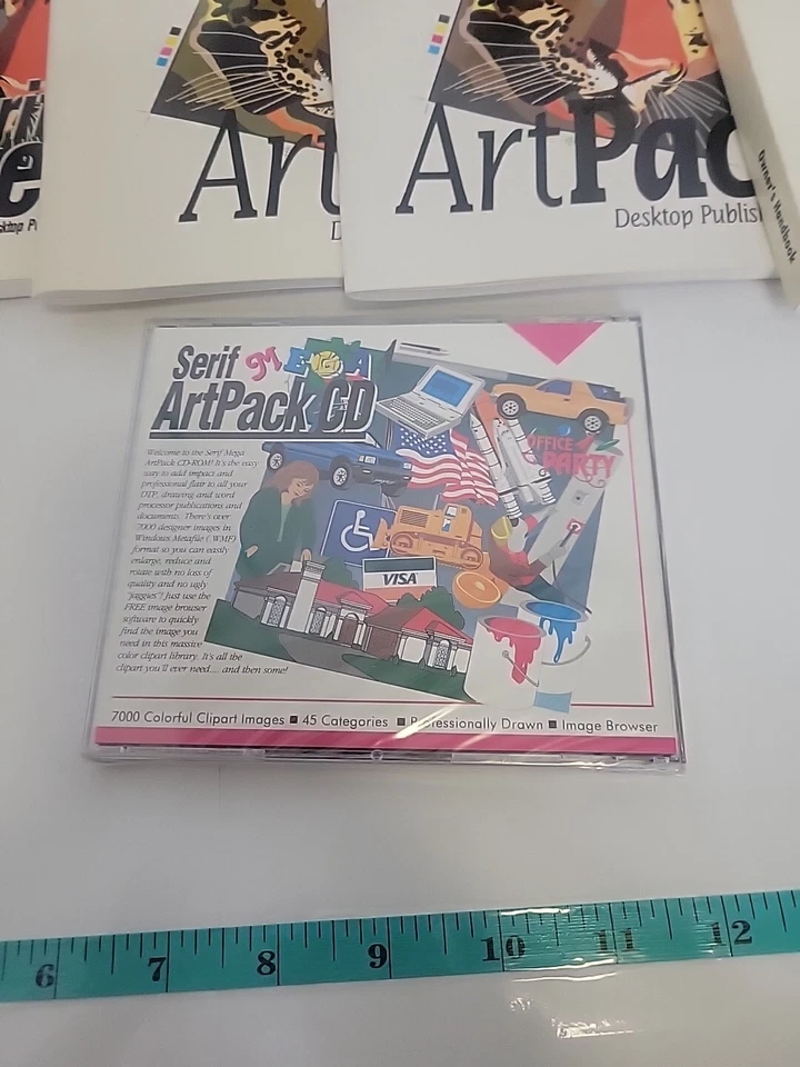 Serif Mega Art Pack CD-ROM VTG NOS 1994 Type Plus 3.0 Draw Plus 1.0 Table Plus - Image 3 of 4