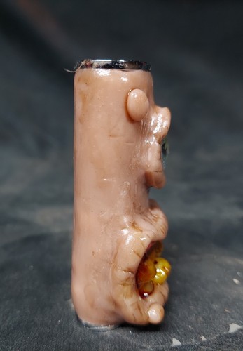 Estuche de encendedor de terrortómero esculpido personalizado, MONSTRUO, SIDESHOW GAFF, ODDITY, pinzón de rata - Imagen 2 de 5