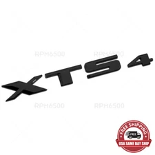 For Cadillac XTS 4 Rear Trunk Decklid Letter Badge Emblem Nameplate Sport Black