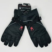 Spyder Insulated Black Ski Snowboard Winter Gloves Insulated NEW Men  s Size S/M
